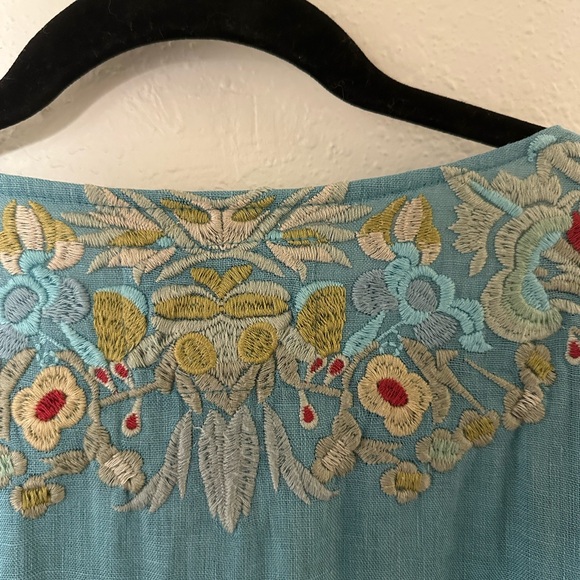 Johnny Was Biya Salas embroidered linen blouse - Picture 8 of 8